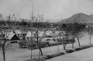 Camp militaire pendant la deuxième guerre anglo-afghane, 1878-80